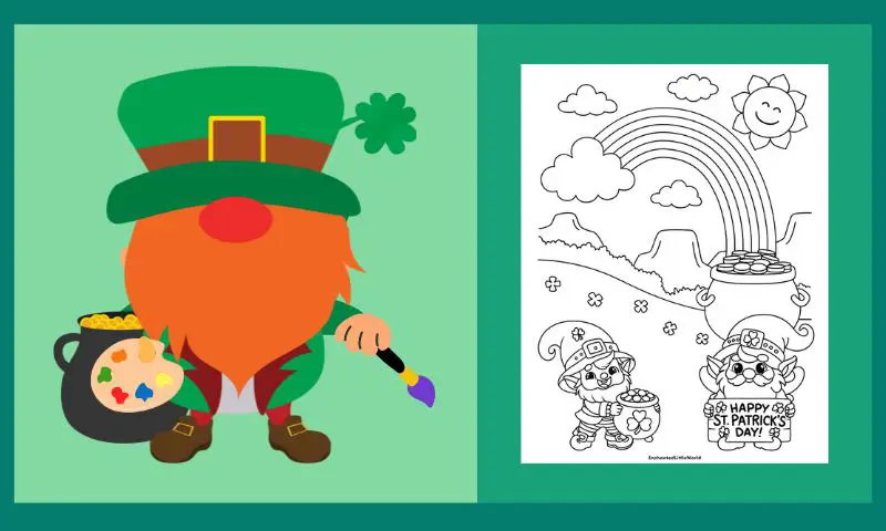 Free Printable Leprechaun Coloring