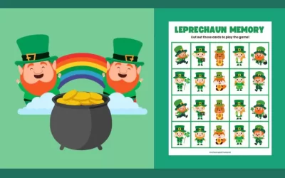 Free Printable Leprechaun Memory