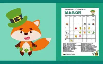 Free Printable March Calendar