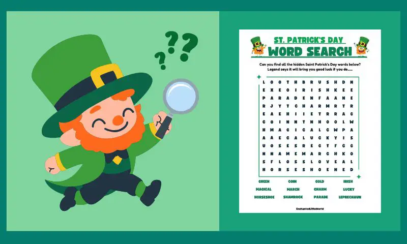 Free Printable St.Paddy’s Search