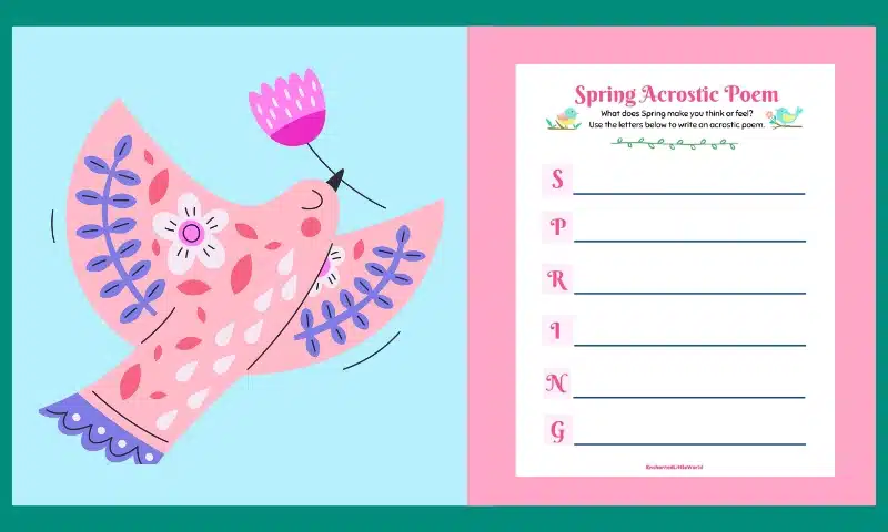 Free Printable Spring Poetry