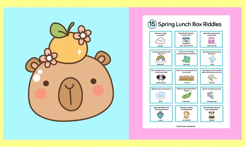 Free Printable Spring Riddles