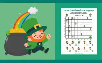 Free Printable Leprechaun Grid Mapping
