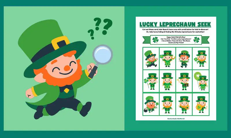 Free Printable Leprechaun Game