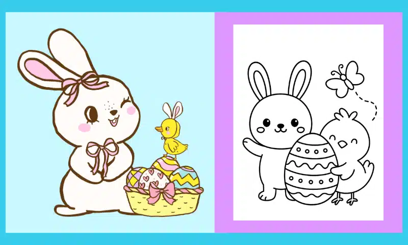 Free Printable Easter Coloring Page #8