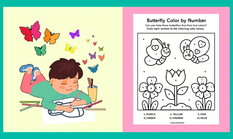 Free Printable Number Color