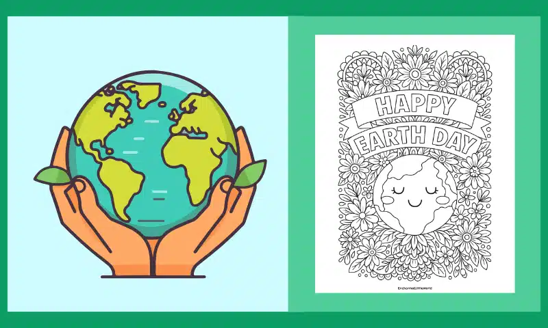 Free Printable Earth Day Coloring Page 5