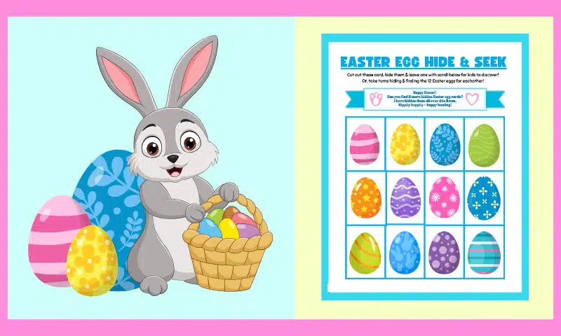 Free Printable Easter Egg Game