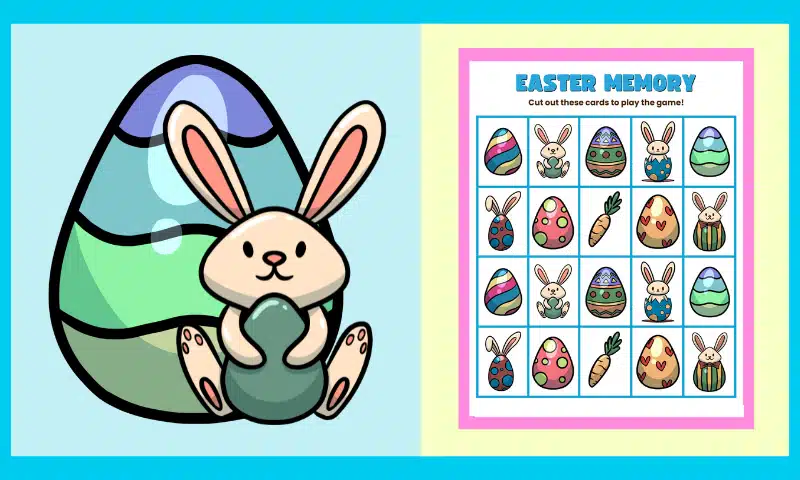 Free Printable Easter Memory Game