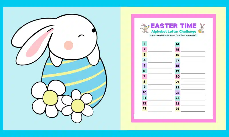 Free Printable Easter Word Game