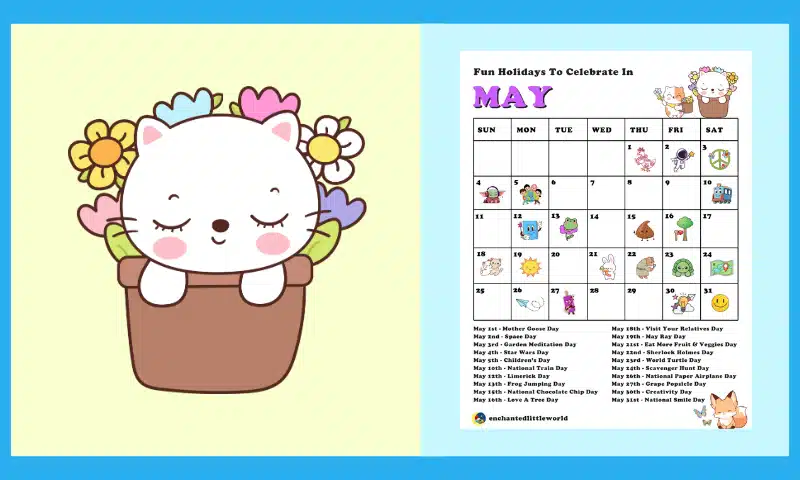 Free Printable May Calendar