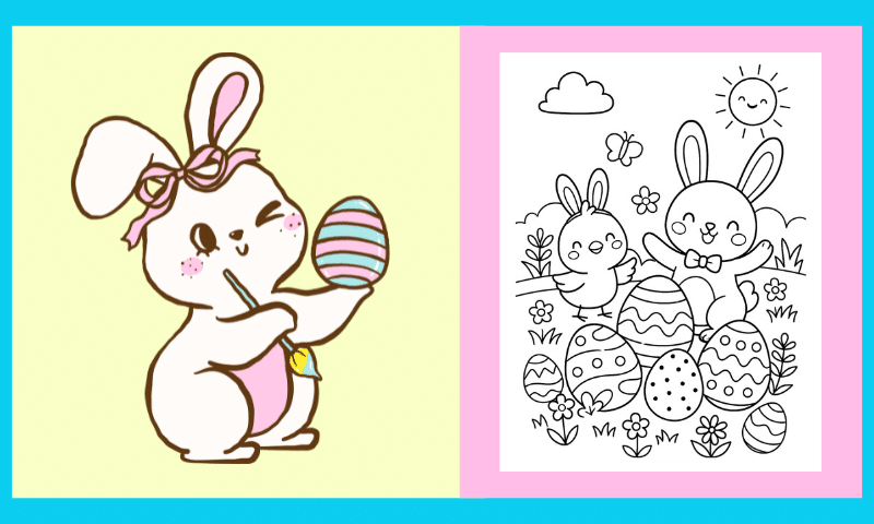 Free Printable Easter Coloring Page #17