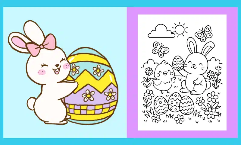 Free Printable Easter Coloring Page #20