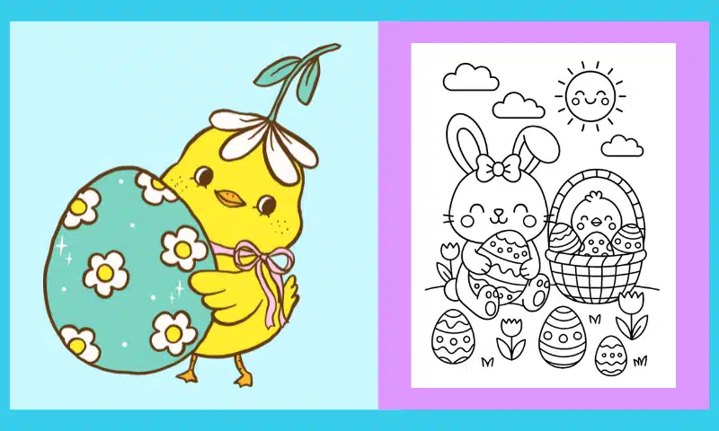 Free Printable Easter Coloring Page #22