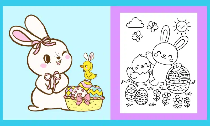 Free Printable Easter Coloring Page #24