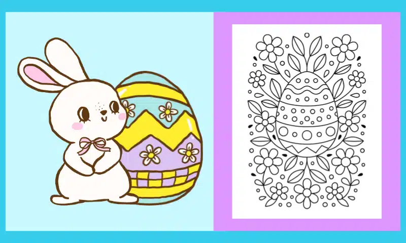 Free Printable Easter Coloring Page #10