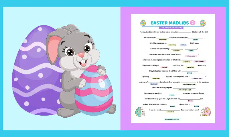 Free Printable Easter Mad Libs #2