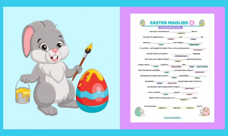 Free Printable Easter Mad Libs #4