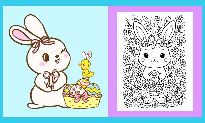 Free Printable Easter Coloring Page #16