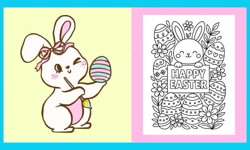 Free Printable Easter Coloring Page #25