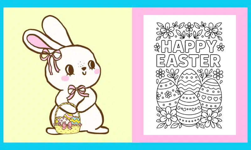Free Printable Easter Coloring Page #27