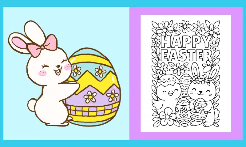 Free Printable Easter Coloring Page #28