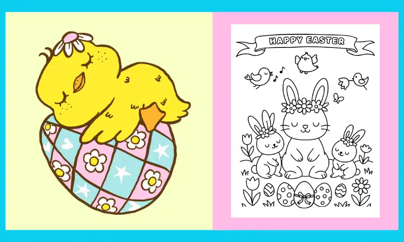 Free Printable Easter Coloring Page #29