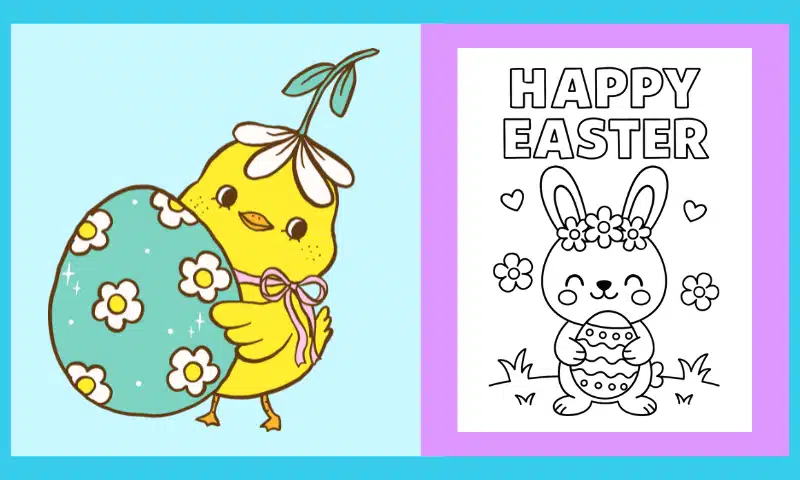 Free Printable Easter Coloring Page #30