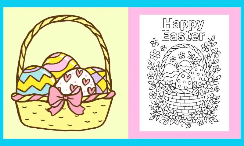 Free Printable Easter Coloring Page #33