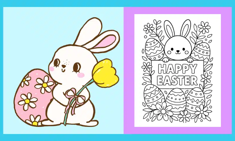 Free Printable Easter Coloring Page #34