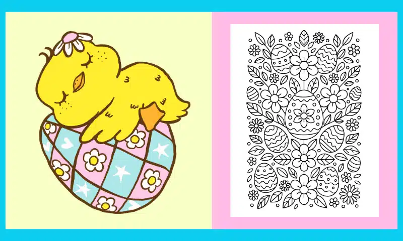 Free Printable Easter Coloring Page #13