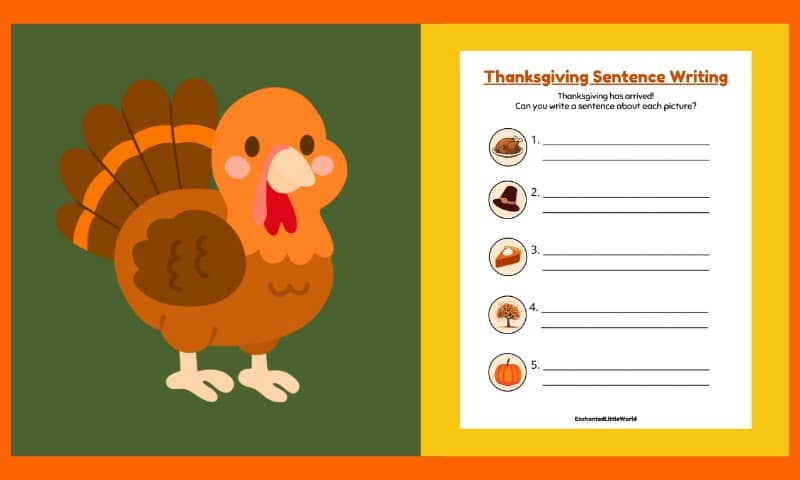 Free Thanksgiving Worksheet 4