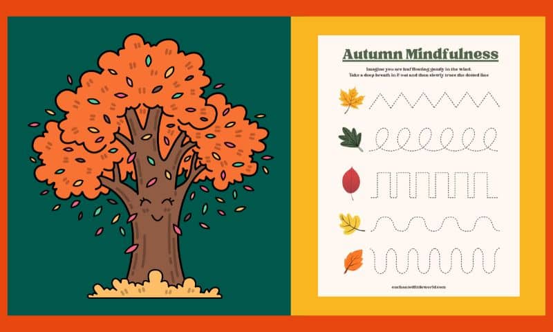 Free Printable Fall Mindfulness Activity
