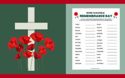 Free Printable Remembrance Day Activity