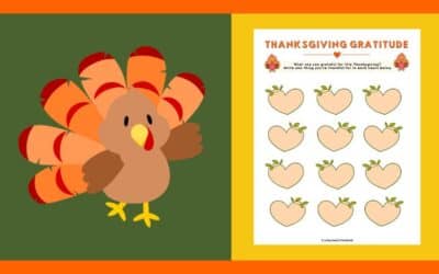 Free Thanksgiving “I Am Thankful For” Worksheet