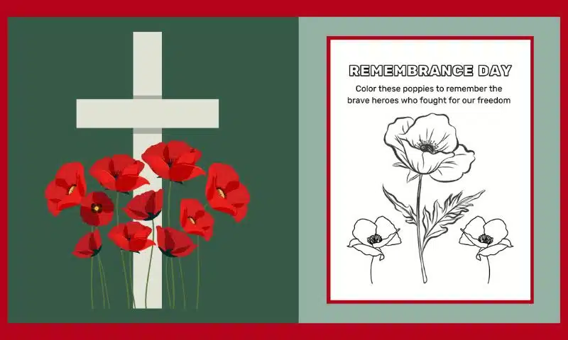 Free Printable Remembrance Day Coloring