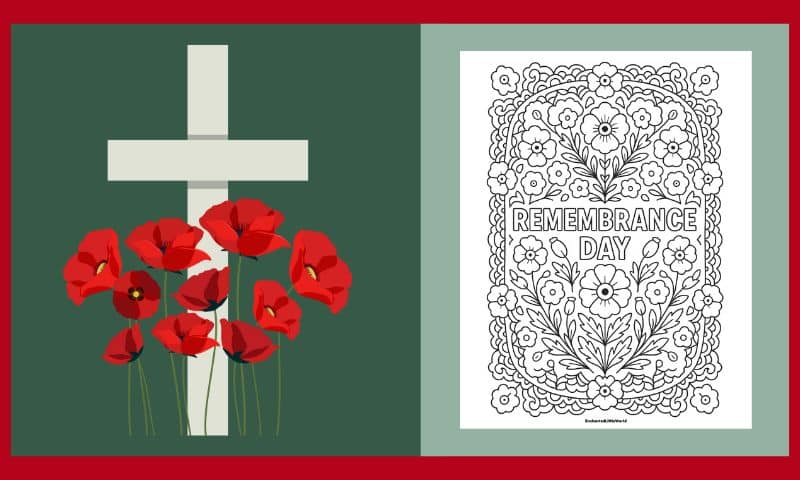 Free Printable Remembrance Day Coloring 5