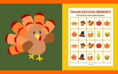 Free Thanksgiving Memory Game