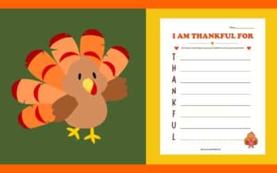 Free Thanksgiving Gratitude Worksheet