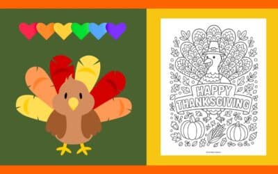 Free Thanksgiving Coloring Page 15