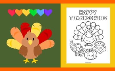 Free Thanksgiving Coloring Page 3