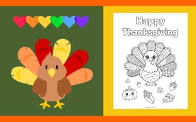 Free Thanksgiving Coloring Page 5