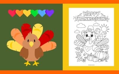 Free Thanksgiving Coloring Page 8