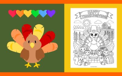 Free Thanksgiving Coloring Page 9