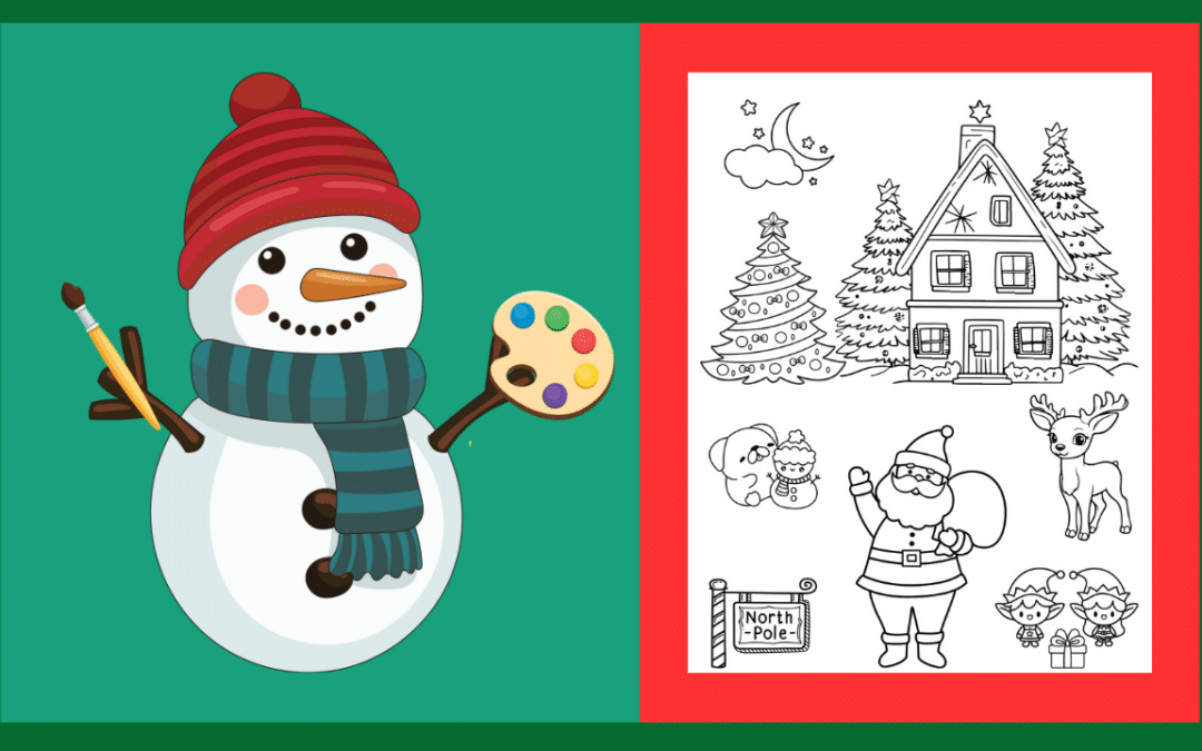 Free Printable Christmas Coloring Page