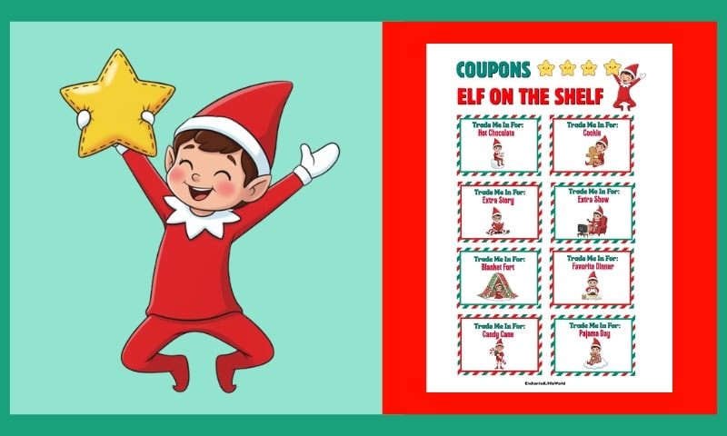 Free Elf On The Shelf Printable Coupon Notes
