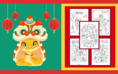 20 Free Printable Chinese New Year Coloring Pages