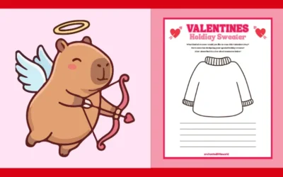 Free Printable Valentines Day Sweater Activity