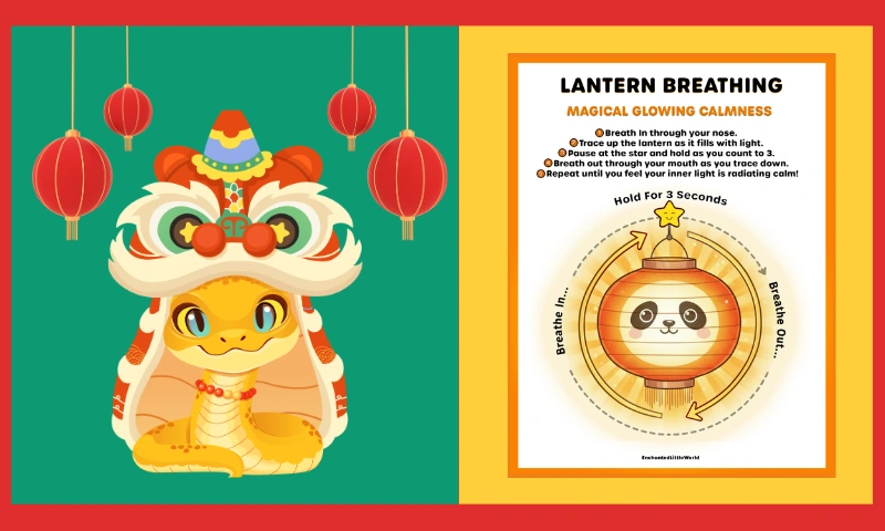 Free Printable Lantern Breathing Exercise