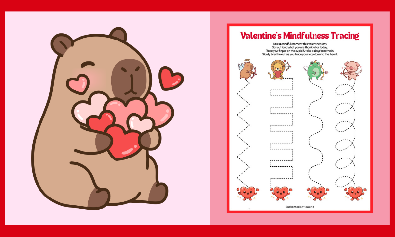 Free Printable Valentines Mindfulness Activity